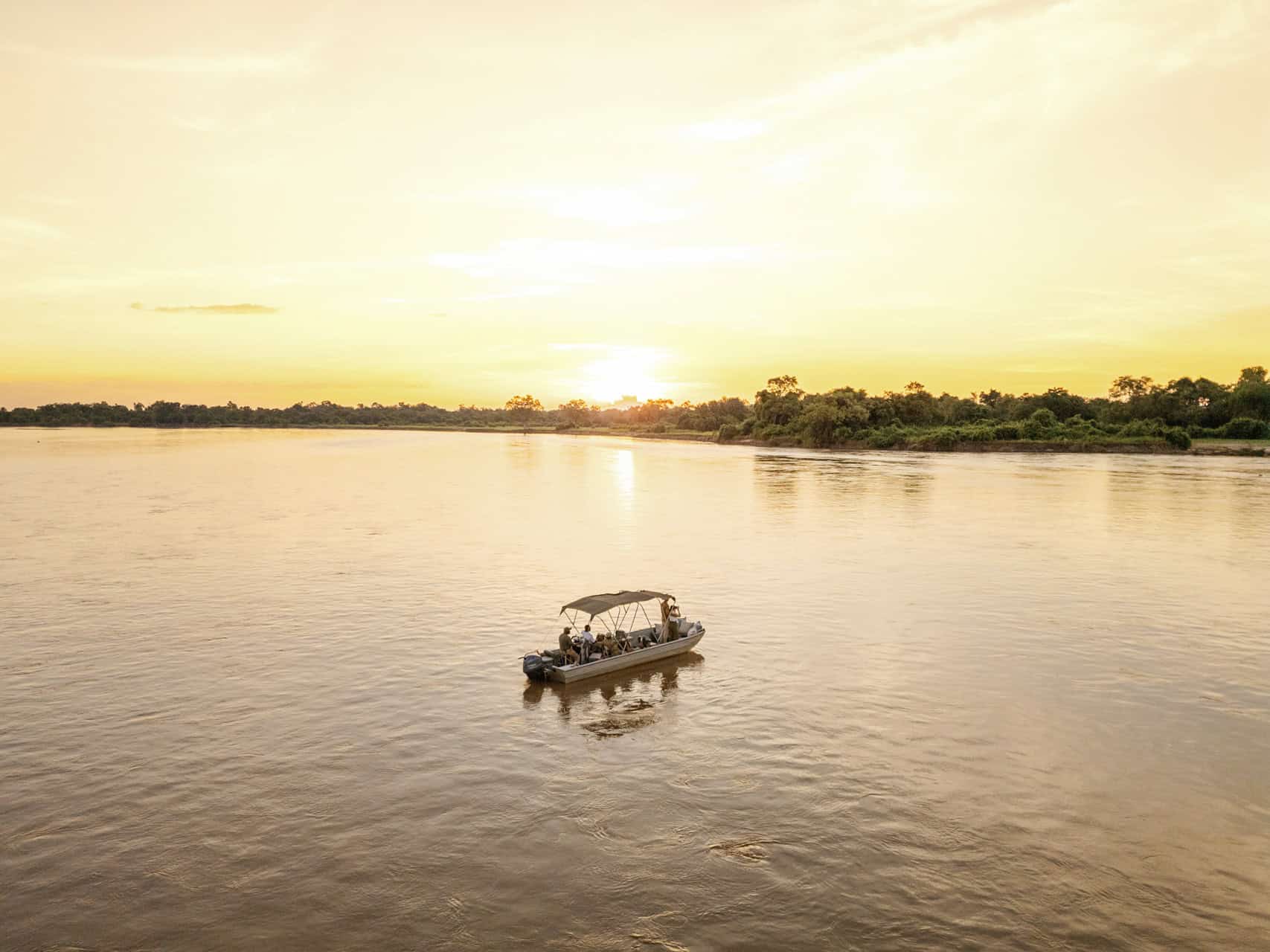 Boat Safari Chinzombo Time + Tide Safari South Luangwa